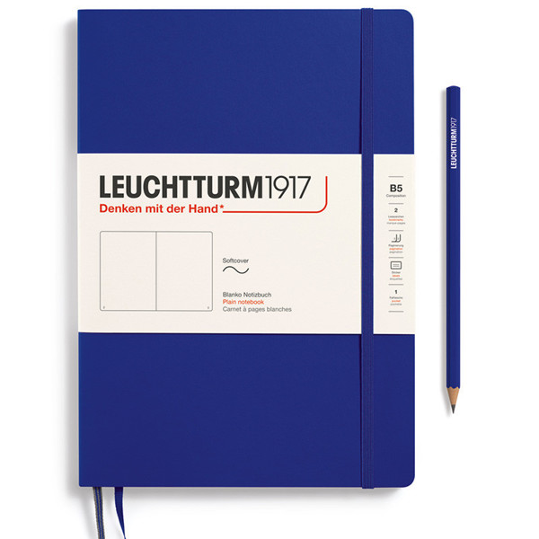 LEUCHTTURM1917 Composition B5 softcover notitieboek Ink blanco