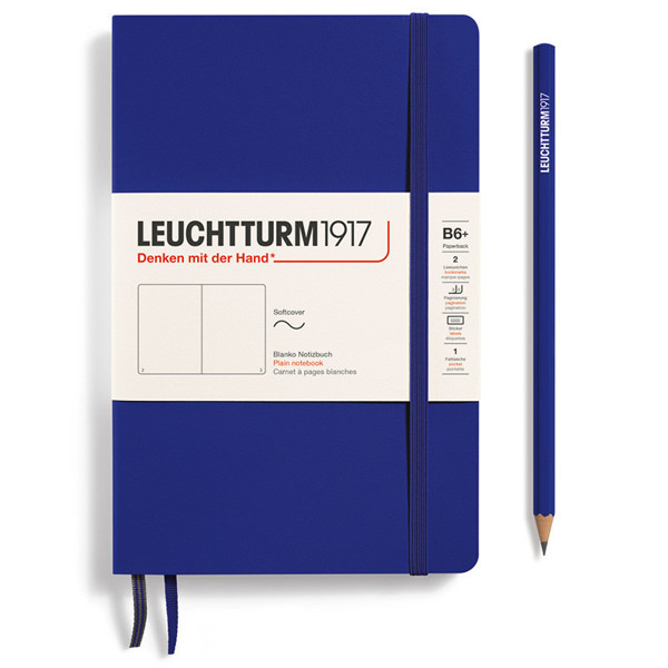 LEUCHTTURM1917 Paperback B6+ Softcover notitieboek Ink blanco