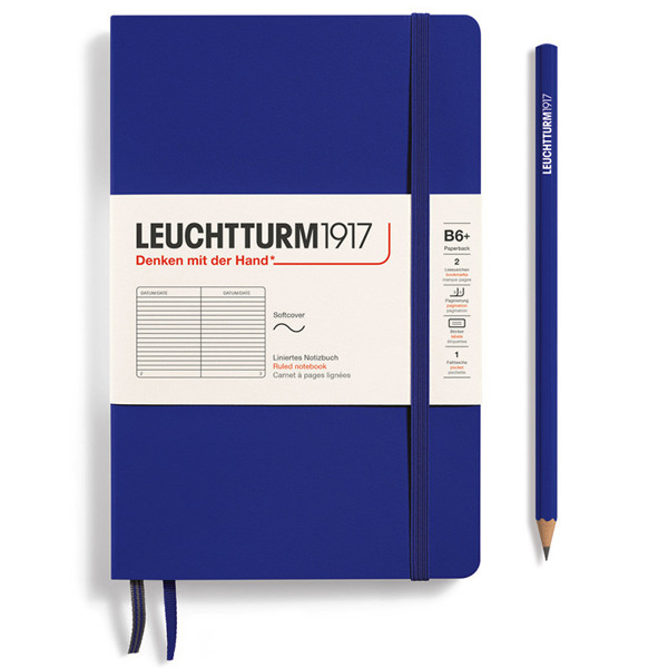LEUCHTTURM1917 Paperback B6+ Softcover notitieboek Ink gelijnd