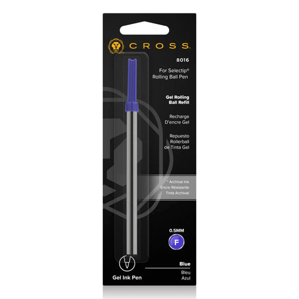 Cross rollerpenvulling Selectip Gel blauw medium 0.5