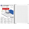 notitieboek Oxford Urban Mix A4 ruit 5mm 90vel 90gr spiraal