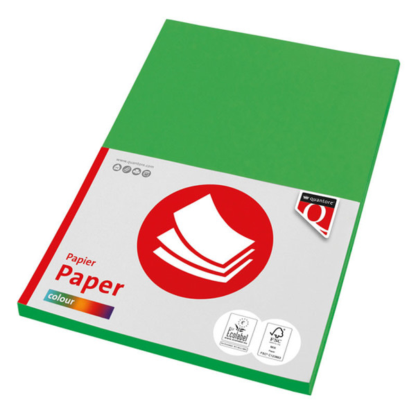 kopieerpapier Quantore Colour A4 120gr 100vel grasgroen