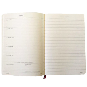 Leuchtturm1917 agenda  Weekly Planner & Notebook 18mnd Medium (A5) Hardcover Dusty Rose