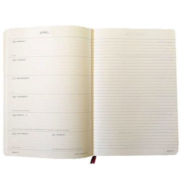 Leuchtturm1917 agenda 2026 Weekly Planner & Notebook 18mnd Medium (A5) Softcover Spring Leaf