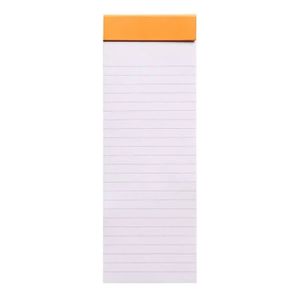 Rhodia notitieblok No. 8 - 7.4x21cm gelijnd  wit papier