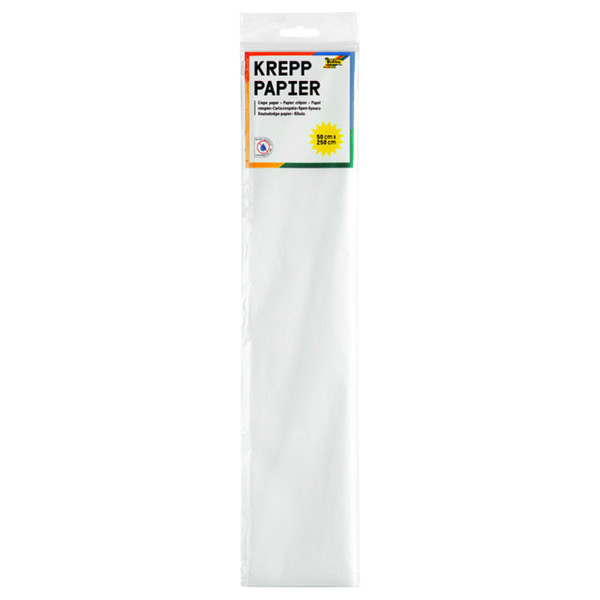 crepepapier Folia 250x50cm nr 100 wit