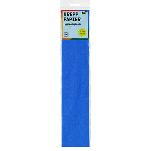 crepepapier Folia 250x50cm nr 128 briljantblauw