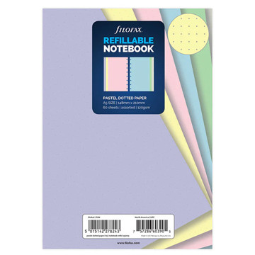Filofax Notebook A5  dotted pastel  - 60vel