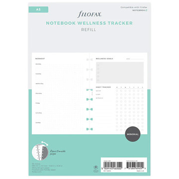 Filofax Notebook A5  Wellness Tracker