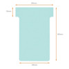 planbord Nobo  t-kaart Val-rex 48mm / size 2 blauw