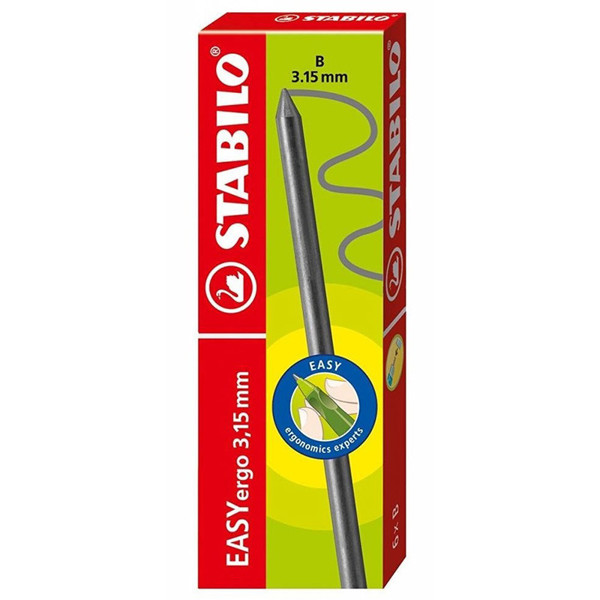 potloodstift Stabilo EASYergo 3.15mm HB 6stuks