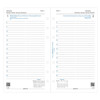 Filofax Personal calendarium 1 dag   op 1 pagina    5-talig gelijnd + tijd