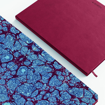 de Kempen notitieboek 170x220mm Amarone     - blanco