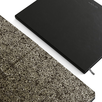 de Kempen notitieboek 170x220mm Ashblack    - gelijnd