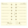 filofax Personal calendarium 7 dagen op 1 pagina    5-talig cotton cream