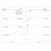Filofax Pocket calendarium 2024 7 dagen op 2 pagina's Engels blanco