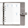 Filofax A5 vulling Any Year 7 dagen op 2 pagina's + tijd kolommen