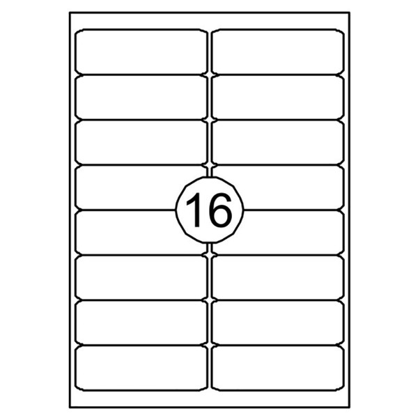 etiket Quantore  99.1x 33.9mm 100vel 1600stuks