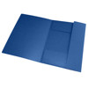 elastomap Oxford Top File+ A4 - 3 kleppen - blauw