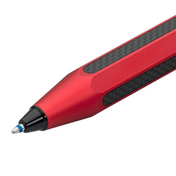 Afbeeldingen van Kaweco AC Sport Carbon Red Matte balpen