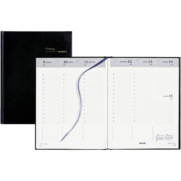 agenda Brepols Timing Lima 7/2 zwart