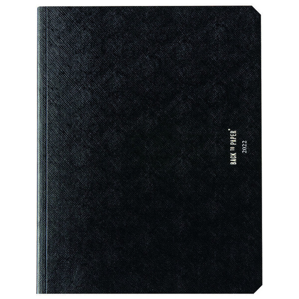 agenda Brepols Back to Paper 7/1 + notitieblad - zwart