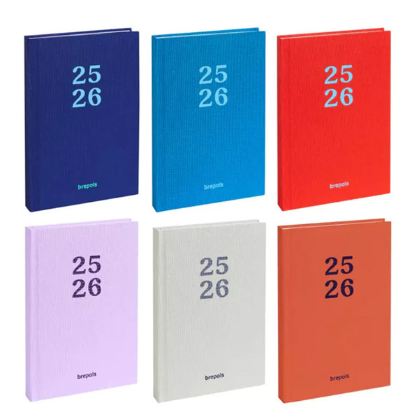 Brepols schoolagenda 2025-2026 Student Rainbow 7/2