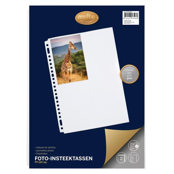 interieur 23-gaats fotobladen Multo 4-vaks 10x15cm transparant 