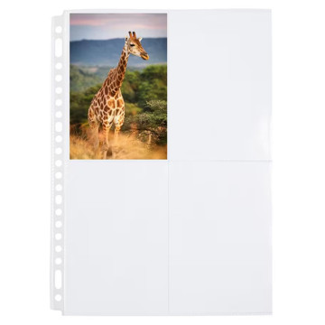 interieur 23-gaats fotobladen Multo 4-vaks 10x15cm transparant 