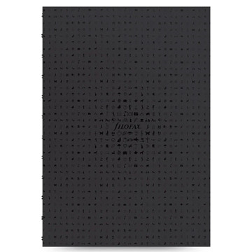 Filofax Notebook A4 Icon Folio Black gelijnd