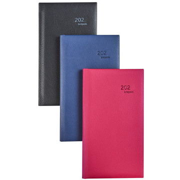 Brepols agenda 2026 Optivision Pocket Classica 7/2 - zwart - blauw - rood