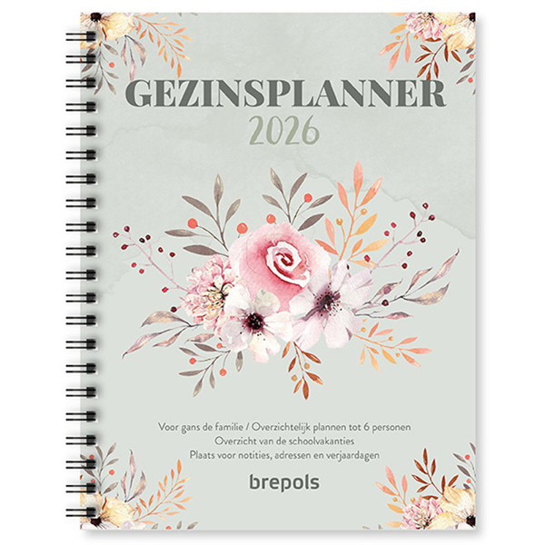 Brepols agenda 2026 Gezinsplanner 168x220mm