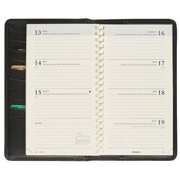 Brepols agenda 2026 Interplan Maverick Urban Classic 7/2 - zwart