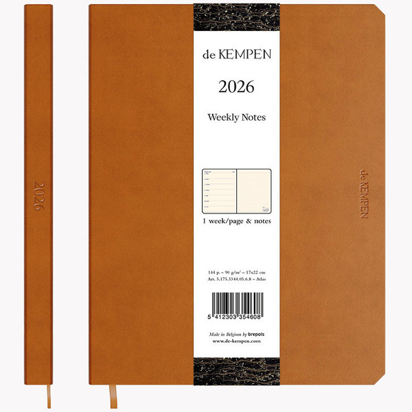 De Kempen agenda Weekly Notes Large 7/1 + notitieblad - Atlas
