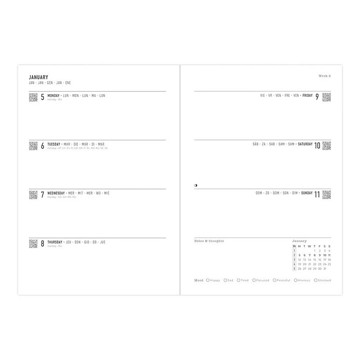 Letts of London agenda Spring Valley A5 7/2 assorti