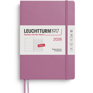 LEUCHTTURM1917 agenda Medium A5 Weekly Planner & Notebook