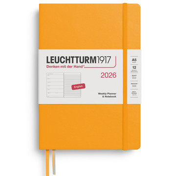 LEUCHTTURM1917 agenda Medium A5 Weekly Planner & Notebook