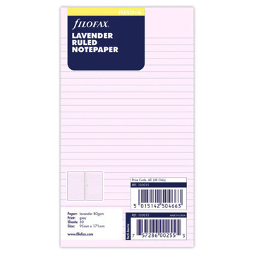 filofax Personal gelijnd lavendel