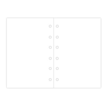 Filofax Pocket blanco papier wit