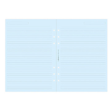 Filofax A5 gelijnd papier blauw