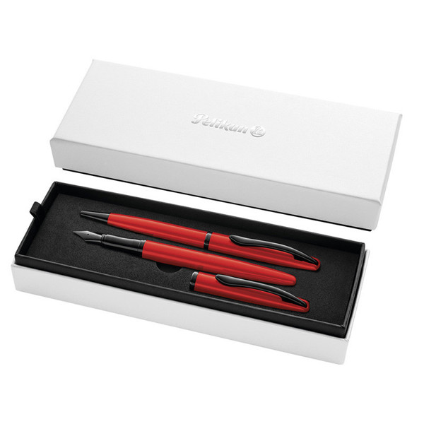 Pelikan Jazz Noble Elegance Red set vulpen en balpen