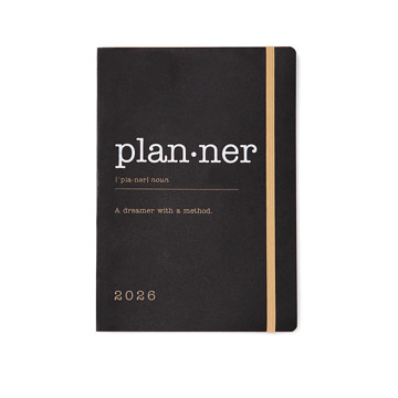 Letts of London agenda Eco Writers Words A6 7 dagen op 2 pagina's