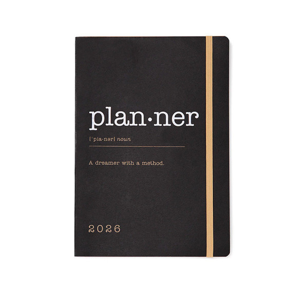 Letts of London agenda Eco Writers Words A6 7 dagen op 2 pagina's