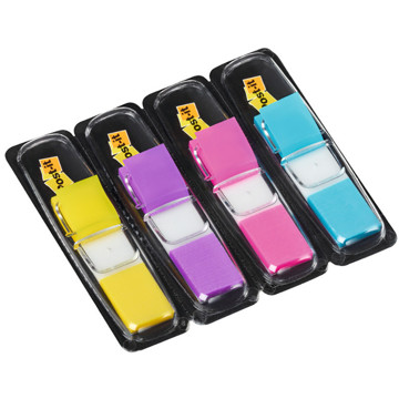 indextabs 3M Post-it 683-4AB  12mm 4 kleuren