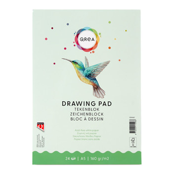 schetsblok Qrea A5  160gr 24vel