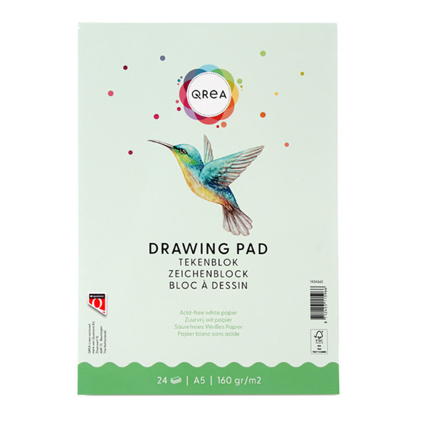 schetsblok Qrea A5  160gr 24vel