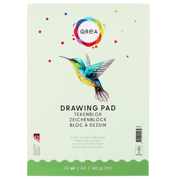 schetsblok Qrea A4  160gr 24vel