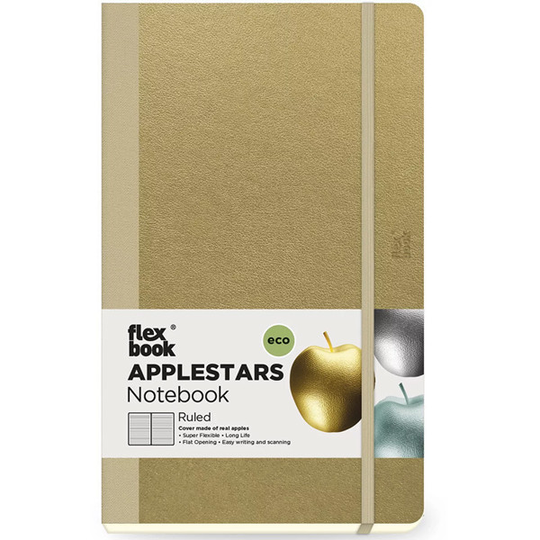 Flexbook Applestar Medium Gold gelijnd