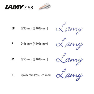 LAMY penpunt Z58 14kt Dialog cc
