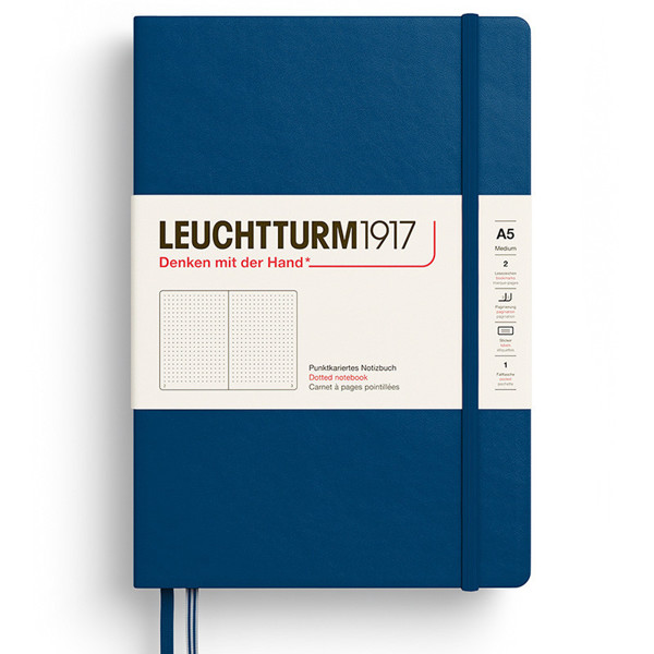 LEUCHTTURM1917 Medium A5 notitieboek Indigo dotted